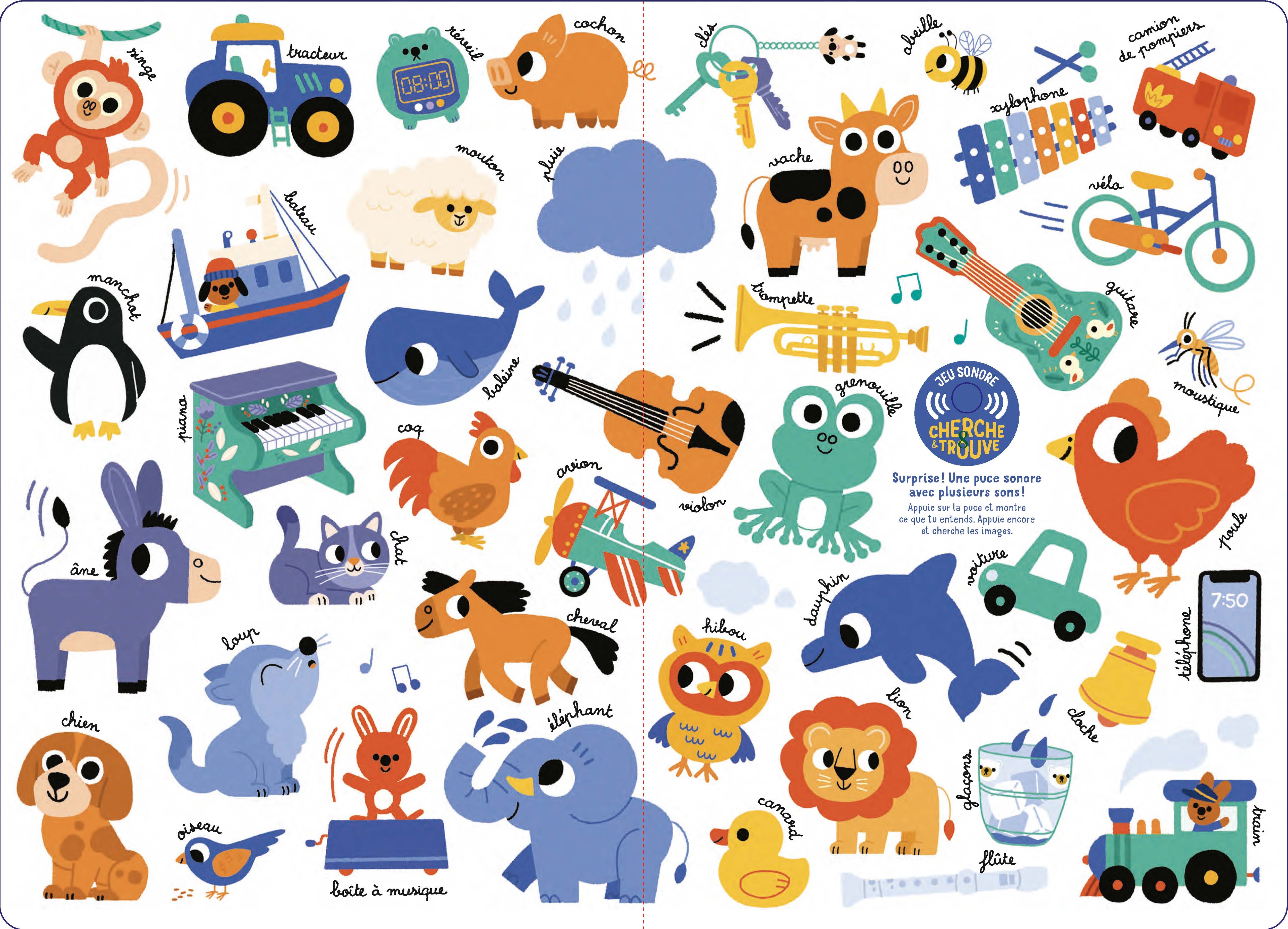 Mon grand imagier des sons - Des sons à écouter, des images à regarder (Cartonné)