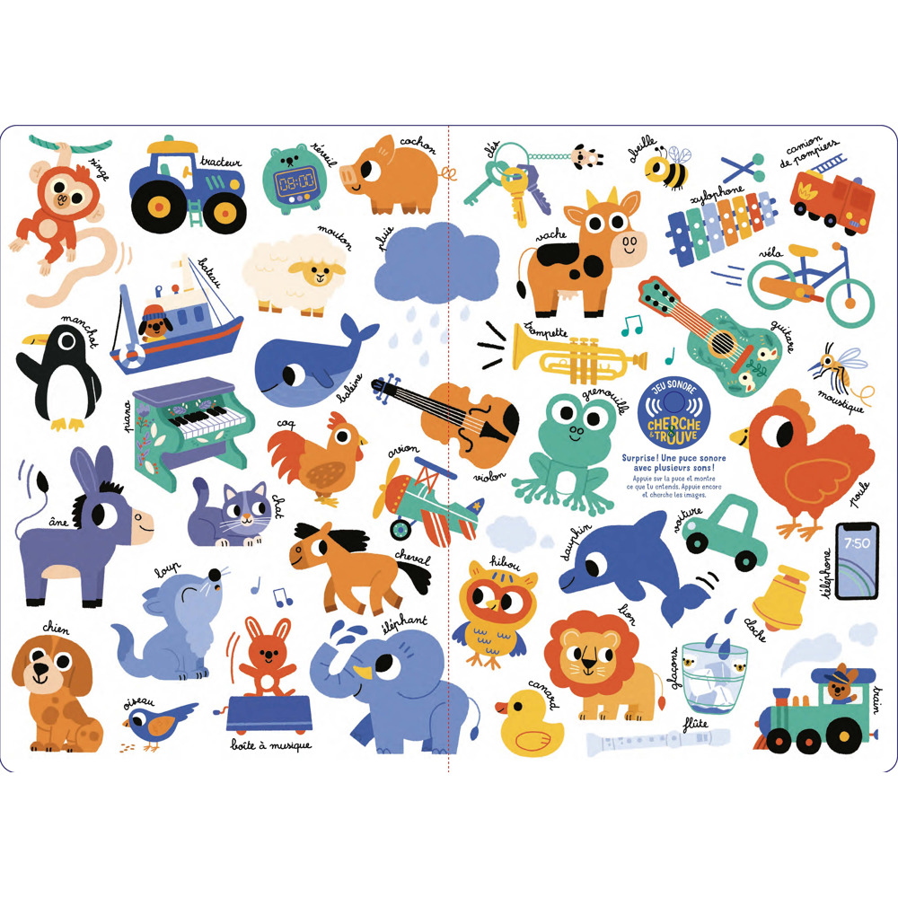 Mon grand imagier des sons - Des sons à écouter, des images à regarder (Cartonné)