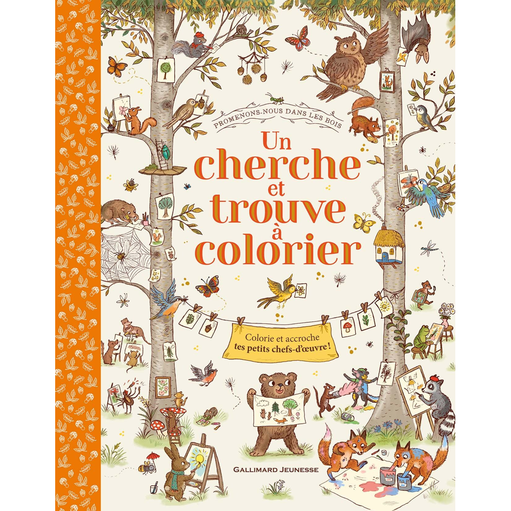 Promenons-nous dans les bois - Un cherche et trouve à colorier (Broché)