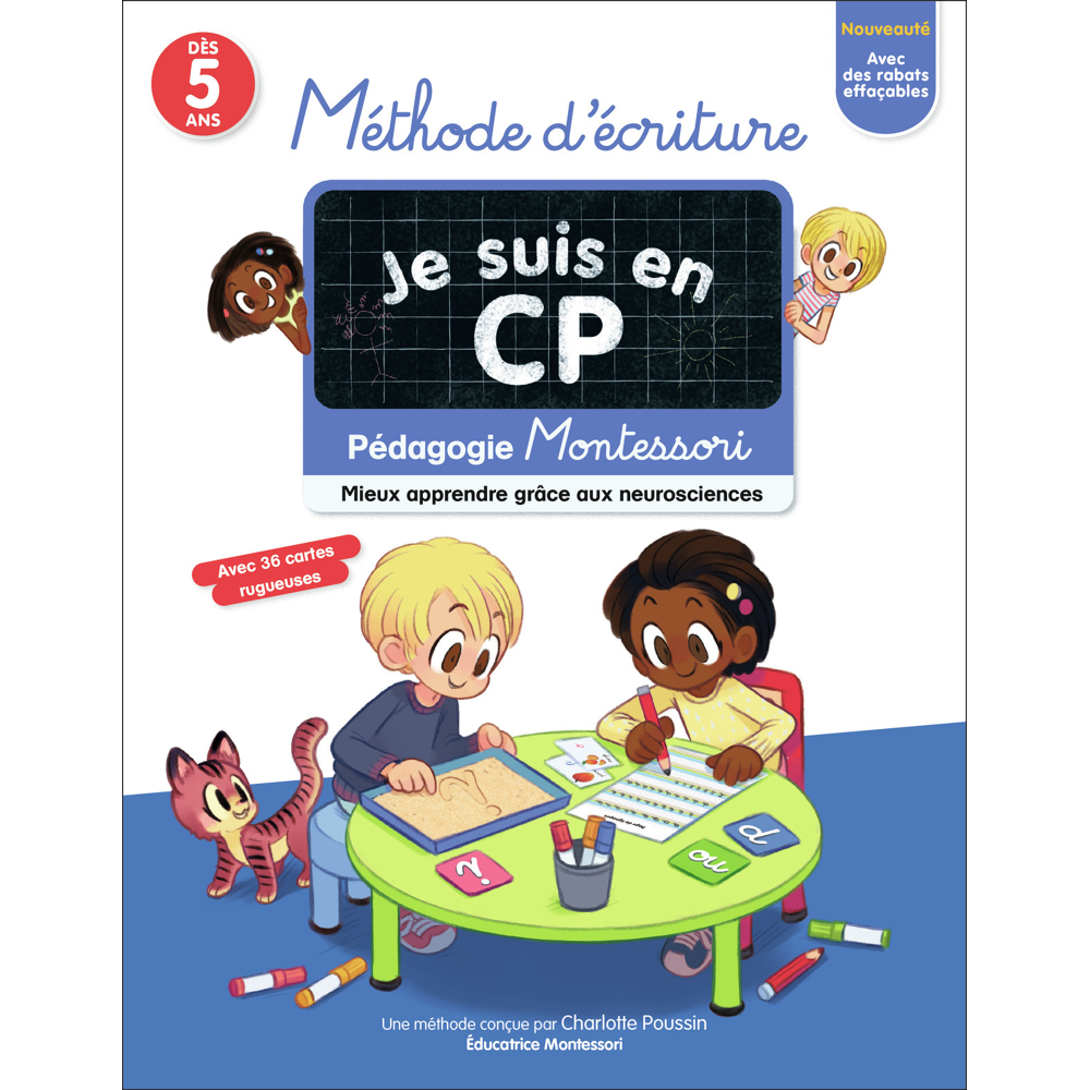 Je suis en CP - Méthode d'écriture - Pédagogie Montessori (Broché)