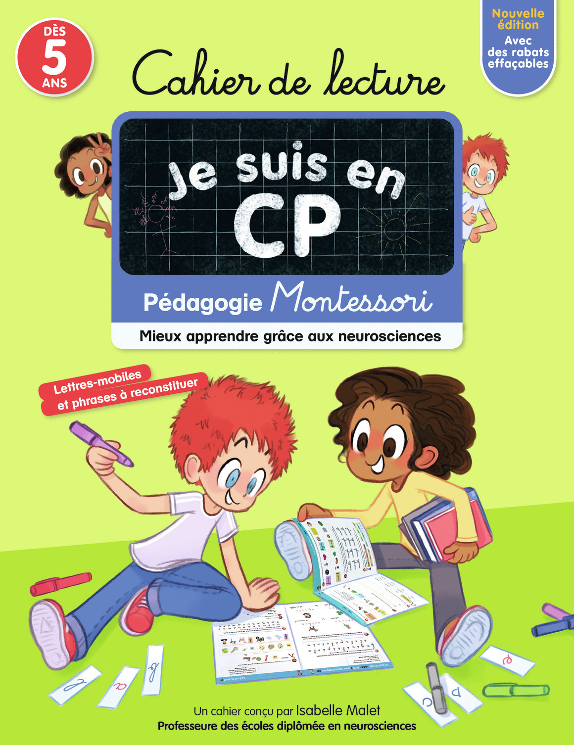Je suis en CP - Cahier de lecture - Pédagogie Montessori (Broché)