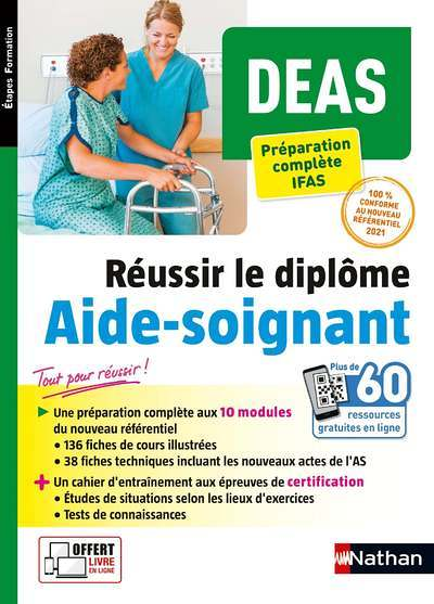 DEAS - Préparation complète IFAS - Réussir le diplôme Aide-soignant - 2021 (Broché)
