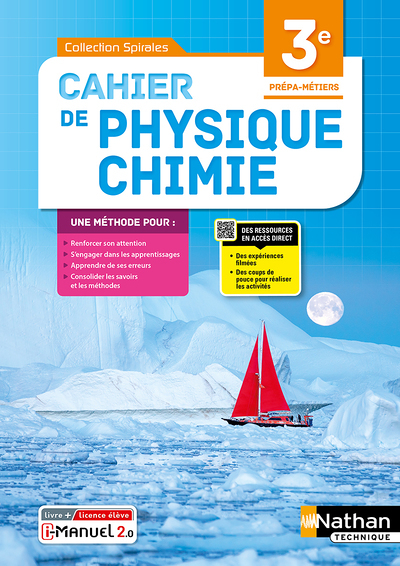 Physique-chimie 3 ème Prépa métiers - Livre + Licence élève 2022 (Broché)
