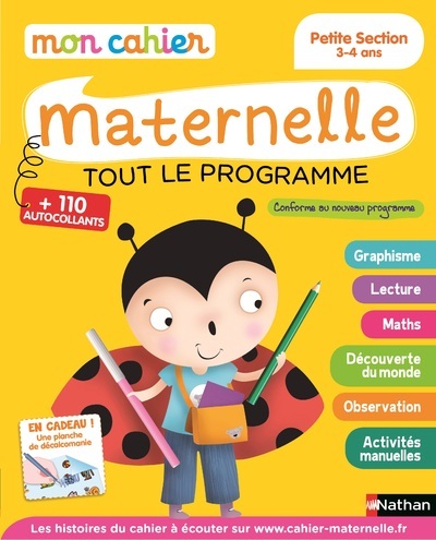 Mon cahier maternelle - Tout le programme - Petite section