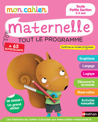 Mon cahier maternelle Toute Petite Section 2-3 ans (Broché)