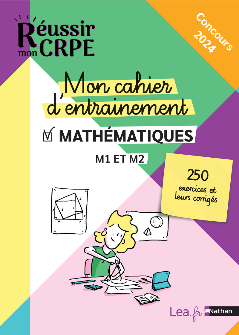 Mon cahier d'entrainement Mathématiques - M1 M2 - Concours 2023 et 2024 (Broché)
