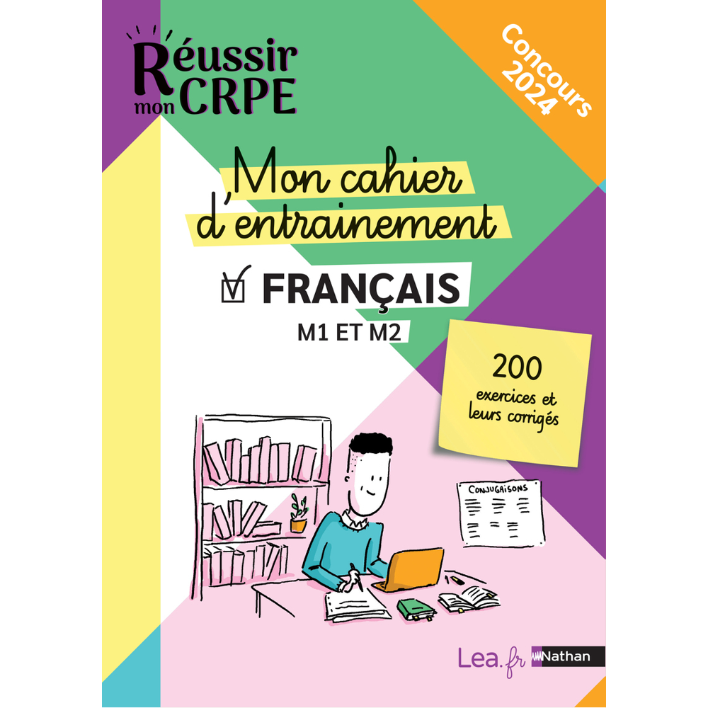 Mon cahier d'entrainement Français - M1 M2 - Concours 2023 et 2024 (Broché)