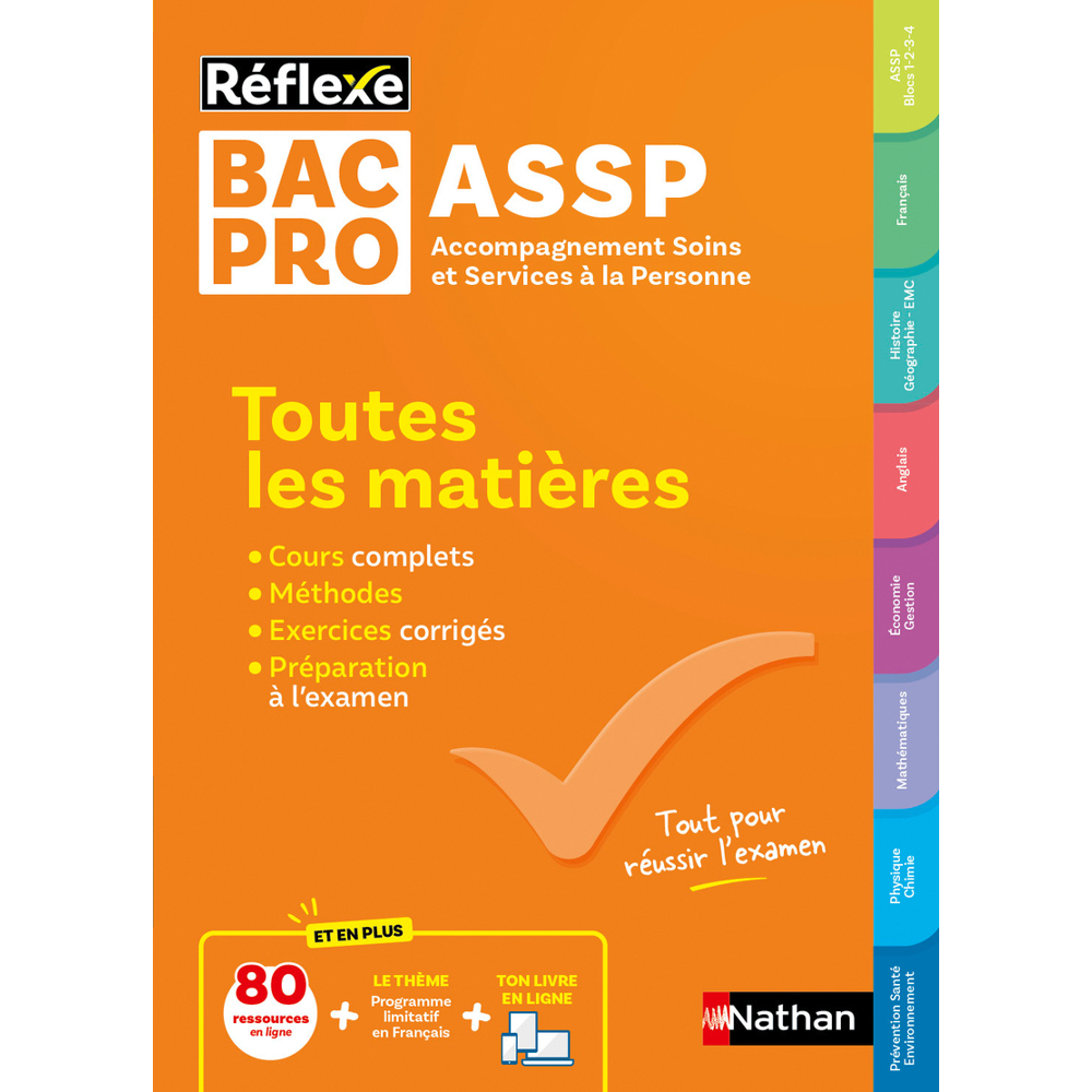 Toutes les matières Bac Pro ASSP - Nouveau Programme Bac 2025 et suivants N°13 (Broché)
