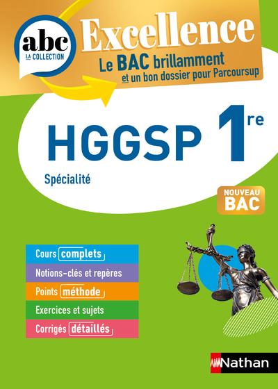 ABC BAC Excellence HG Géopolitique et Sciences politiques 1re (Relié)