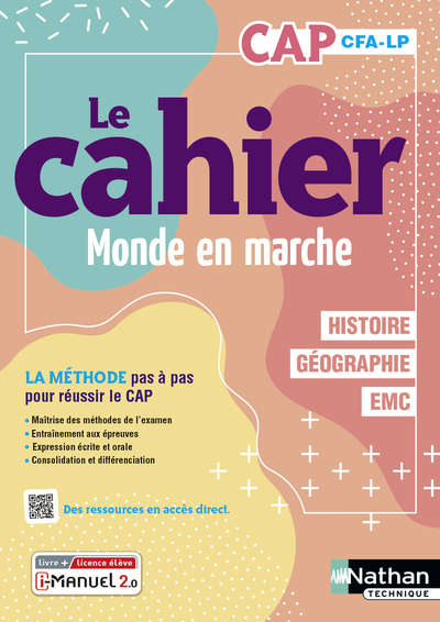 Histoire et Géographie EMC - CAP (Le monde en marche) Livre + licence élève - 2023 (Broché)