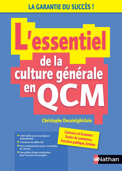 L essentiel de la culture générale en QCM - 2023-2024 (Broché)