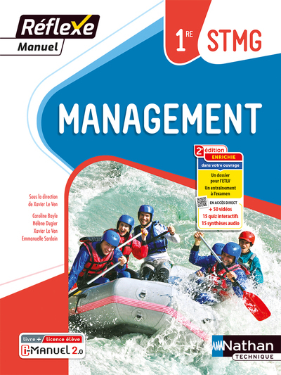 Management - 1ère STMG (Manuel Réflexe) Livre + Licence élève 2023 (Broché)