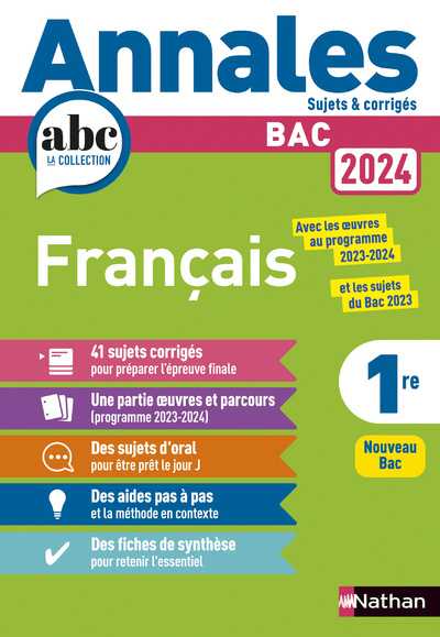 Annales Bac Français 2024 (Broché)