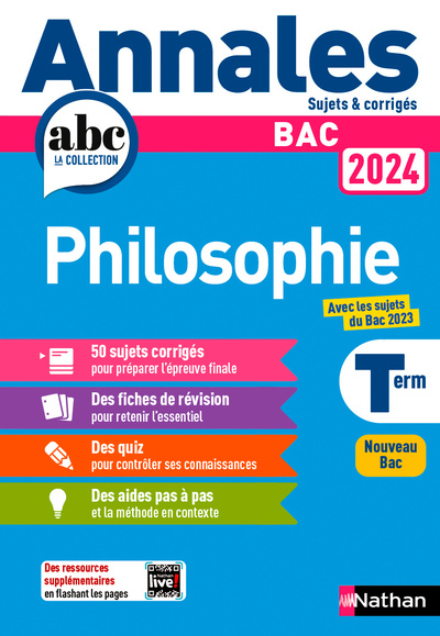 Annales Bac Philosophie 2024 (Broché)