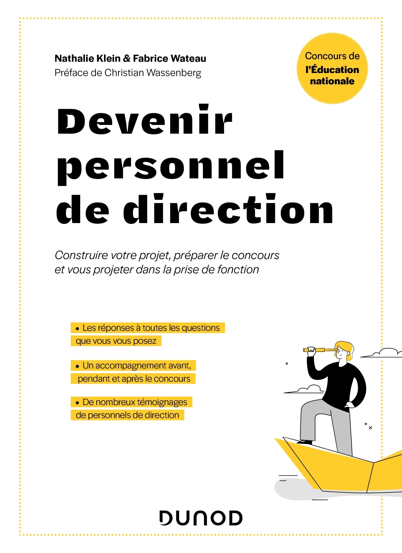 Devenir personnel de direction - Concours de l'Education nationale - Construire votre projet, prépar