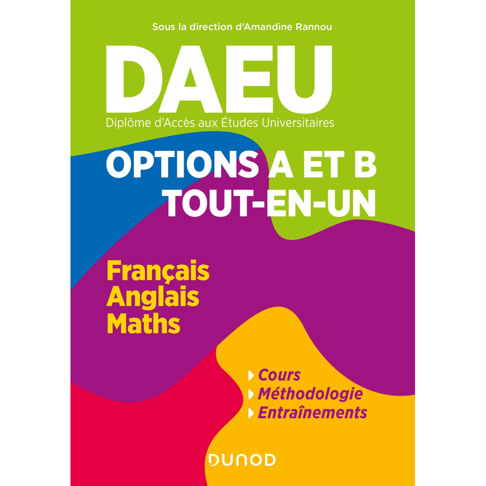 DAEU - Options A et B - Tout en un - Français, Anglais, Mathématiques (Broché)