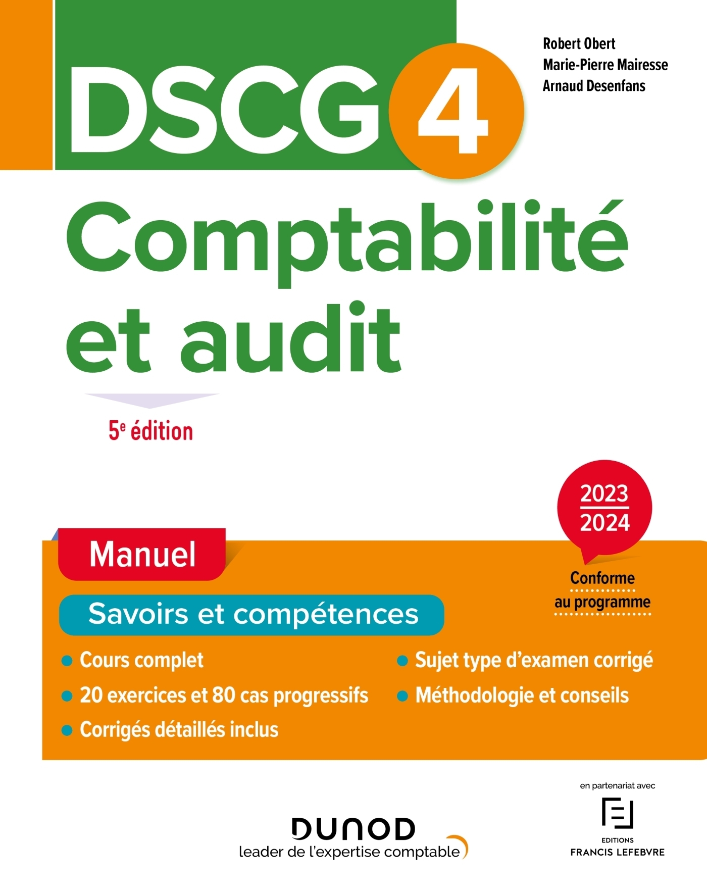 DSCG 4 - Comptabilité et audit - Manuel - 5e éd. (Broché)