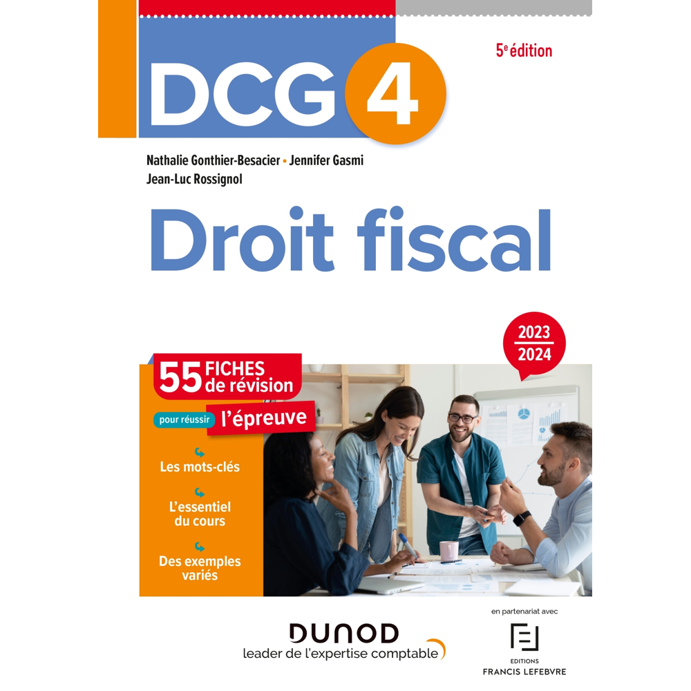 DCG 4 - Droit fiscal - Fiches 2023-2024 (Broché)