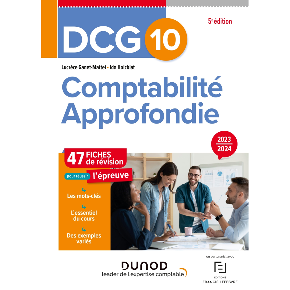 DCG 10 - Comptabilité approfondie - Fiches 2023-2024 (Broché)