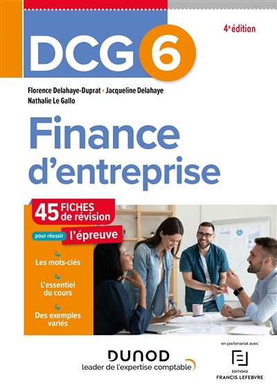 DCG 6 - Finance d'entreprise - Fiches - 4e ed. (Broché)