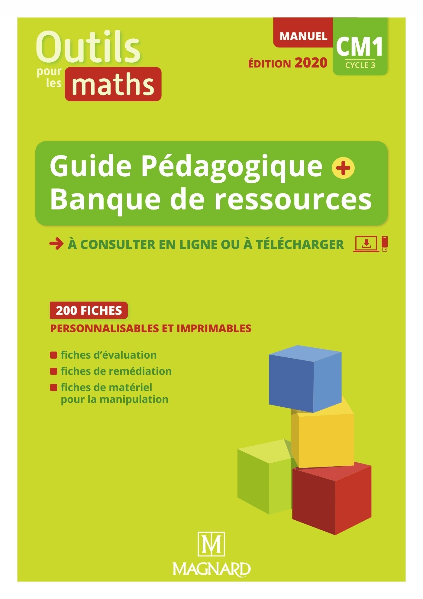 Outils pour les Maths CM1 (2020) - Guide pédagogique papier + Banque de ressources à télécharger (Br