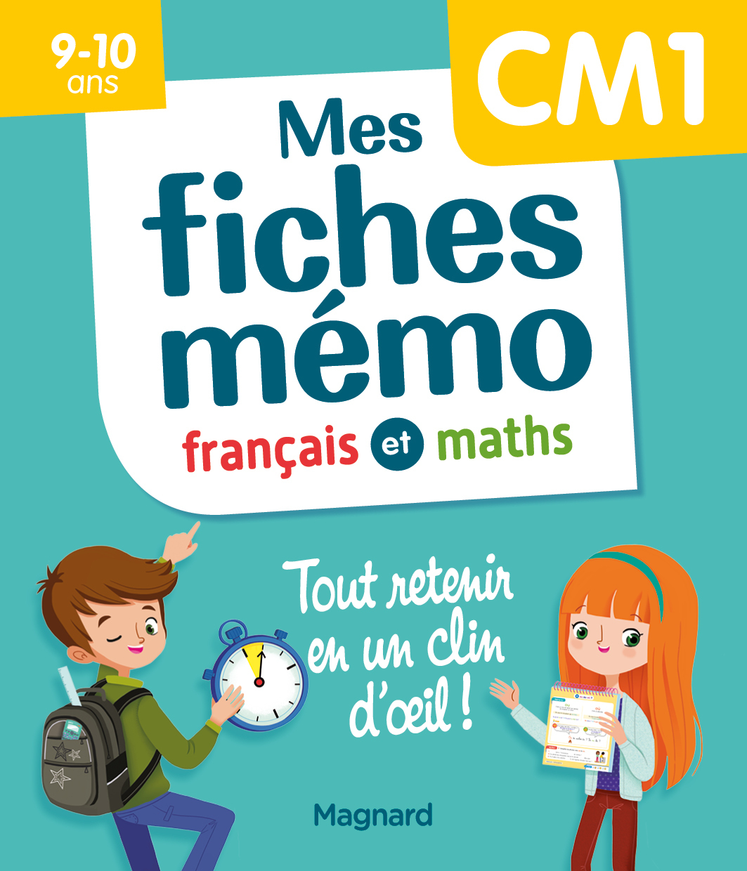 Mes fiches mémo Français et Maths CM1 - Tout retenir en un clin d'oeil (Broché)