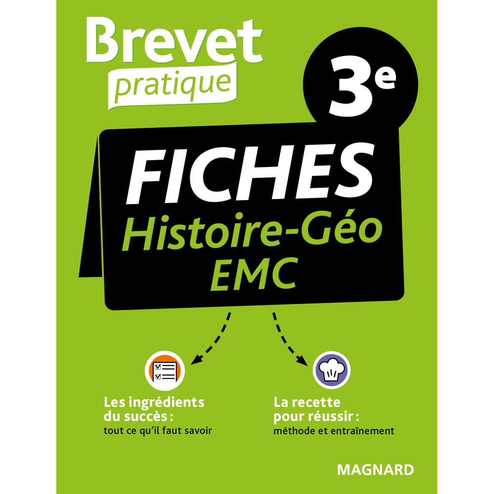 Brevet Pratique Fiches Histoire-Géographie-EMC 3e Brevet 2024 (Broché)