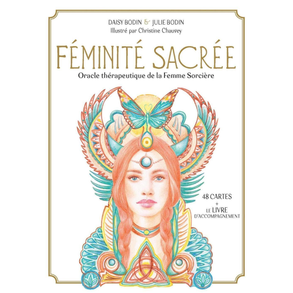 Féminité sacrée - Oracle thérapeutique de la Femme Sorcière. 48 cartes + le livre d'accompagnement (