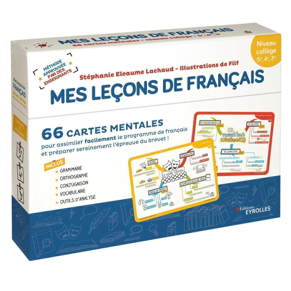 Mes leçons de français - niveau collège (Coffret)