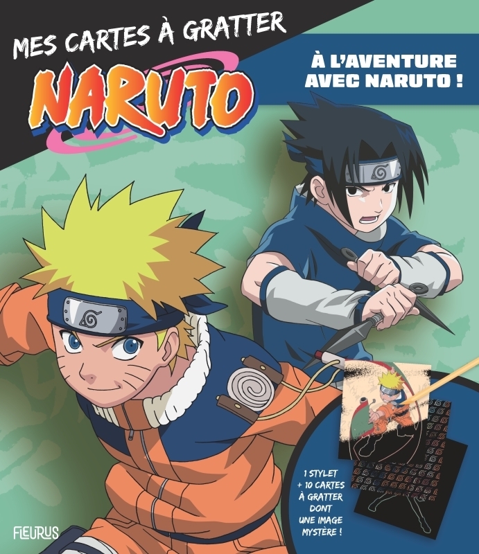 Cartes à gratter - Naruto - A l'aventure avec Naruto ! (Pochette)