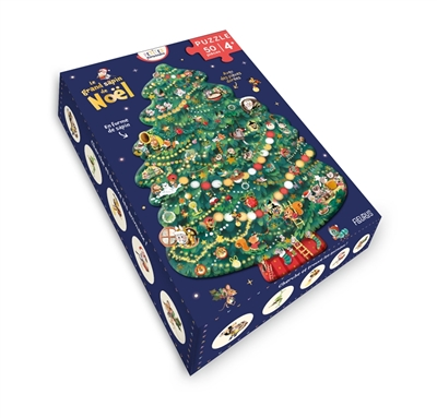 Le grand sapin de Noël : puzzle (Coffret)