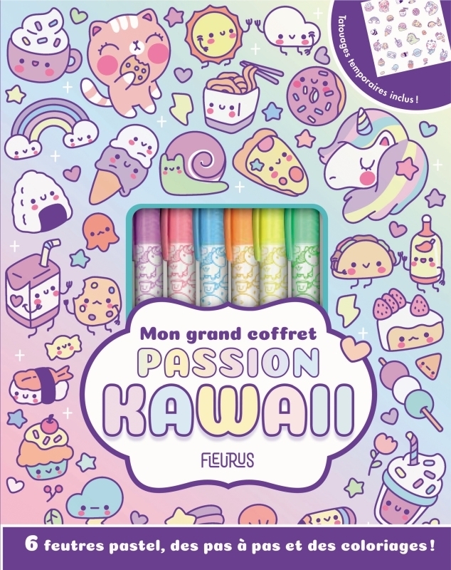 Mon grand coffret passion kawaii (Coffret)