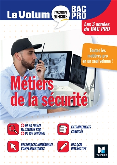 Le Volum' Bac pro - Métiers de la sécurité (Broché)