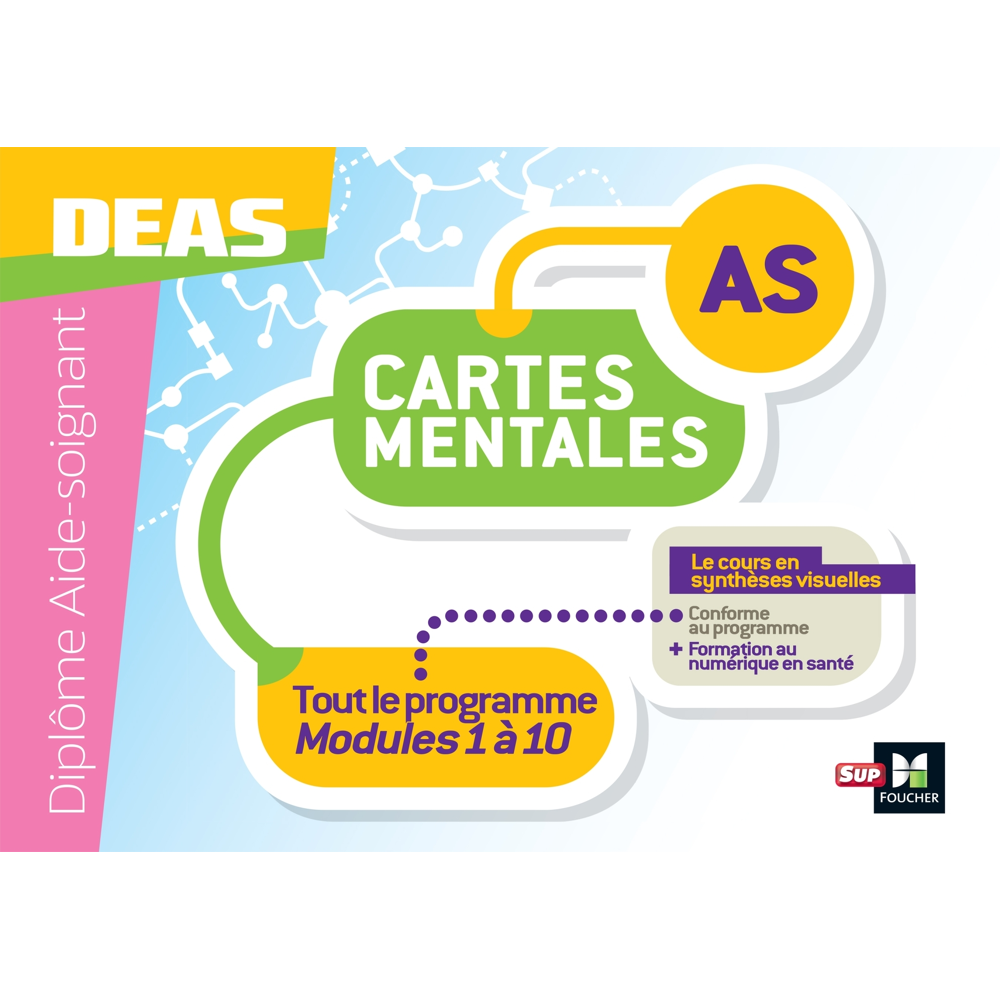Tout le programme en cartes mentales - Diplôme Aide-Soignant - DEAS (Broché)