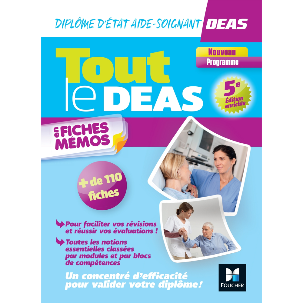 Tout le DEAS en fiches mémos - IFAS - Diplôme État Aide-Soignant - 2023-2024 (Broché)