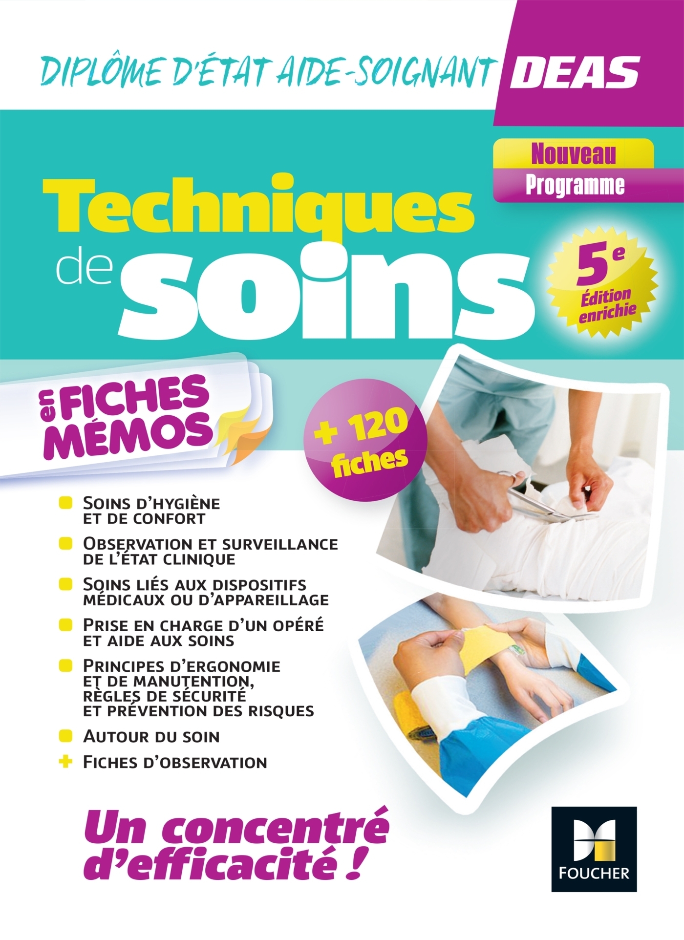 Techniques de soins en fiches mémos - DEAS Diplôme d'Etat Aide-Soignant - 2023-2024 (Broché)