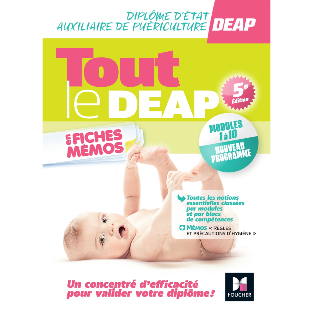 Tout le DEAP en fiches mémos - IFAP - Diplôme État Auxiliaire puériculture - 2023-2024 (Broché)