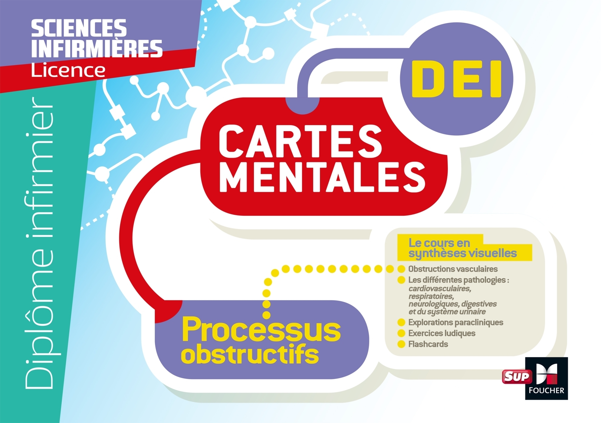 Diplôme Infirmier - IFSI - Cartes mentales - UE 2.8 - Processus obstructifs (Broché)
