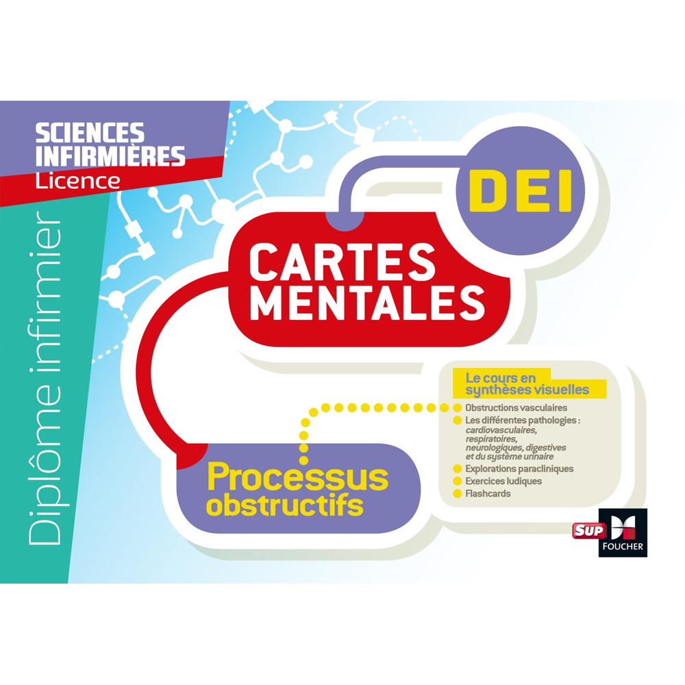Diplôme Infirmier - IFSI - Cartes mentales - UE 2.8 - Processus obstructifs (Broché)
