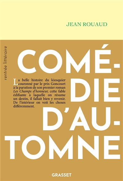 Comédie d'automne (Broché)