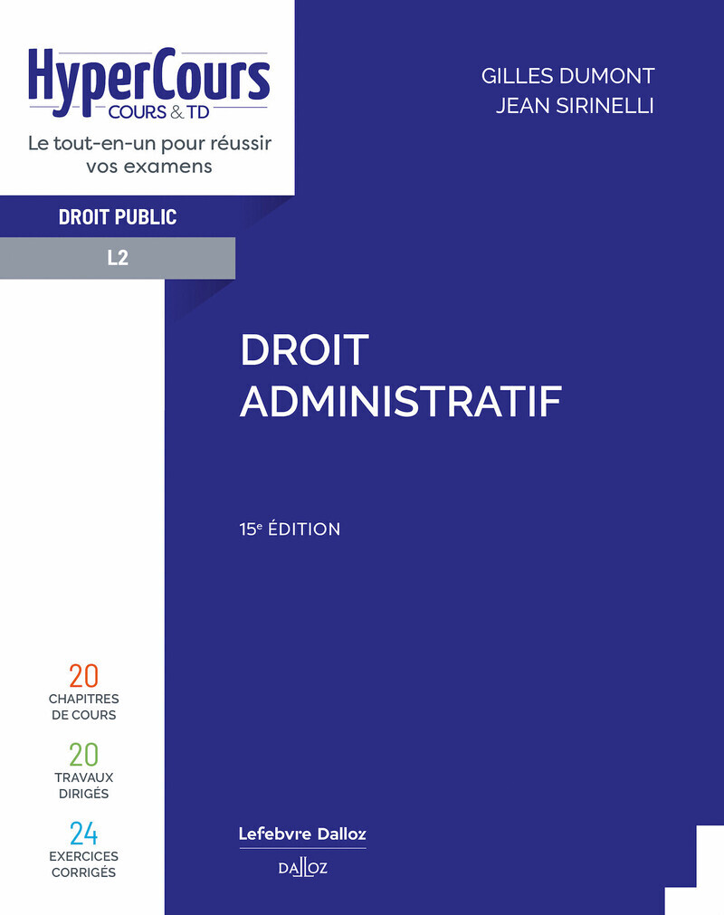 Droit administratif 15ed (Broché)