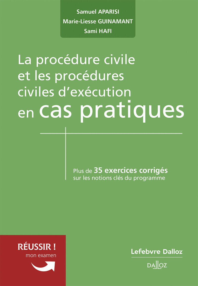 La procédure civile et les procédures civiles d'exécution en cas pratiques (Broché)