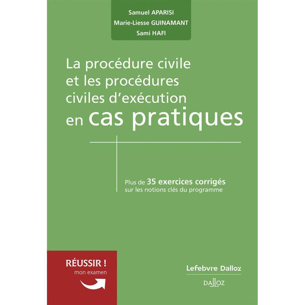 La procédure civile et les procédures civiles d'exécution en cas pratiques (Broché)