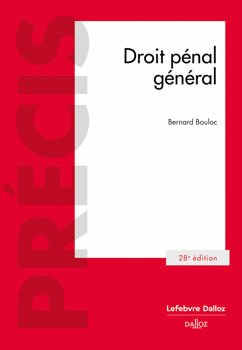 Droit pénal général. 28e éd. (Broché)