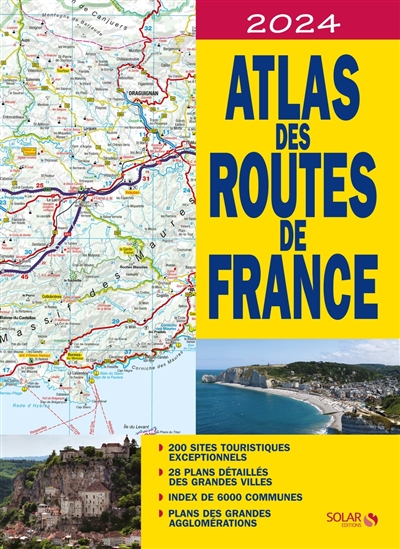 Atlas des routes de France 2024 (Broché)