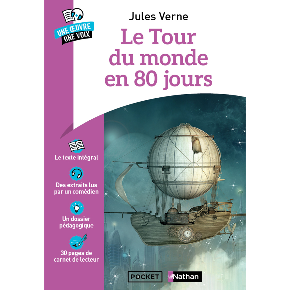 Le Tour du monde en 80 jours - Une oeuvre une voix (Broché)