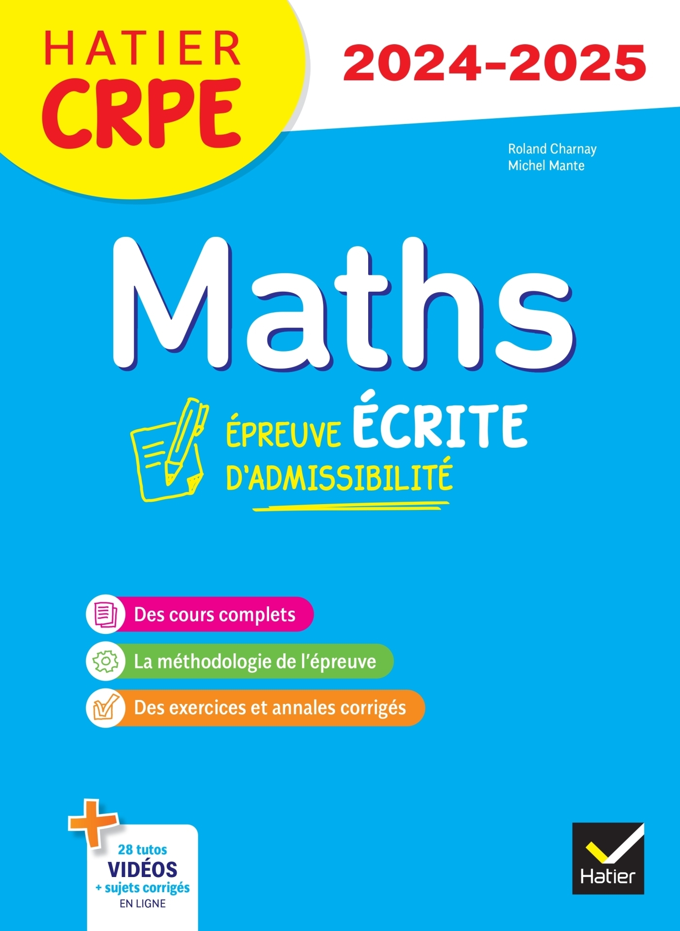 Mathématiques - CRPE 2024-2025 - Epreuve écrite d'admissibilité (Broché)