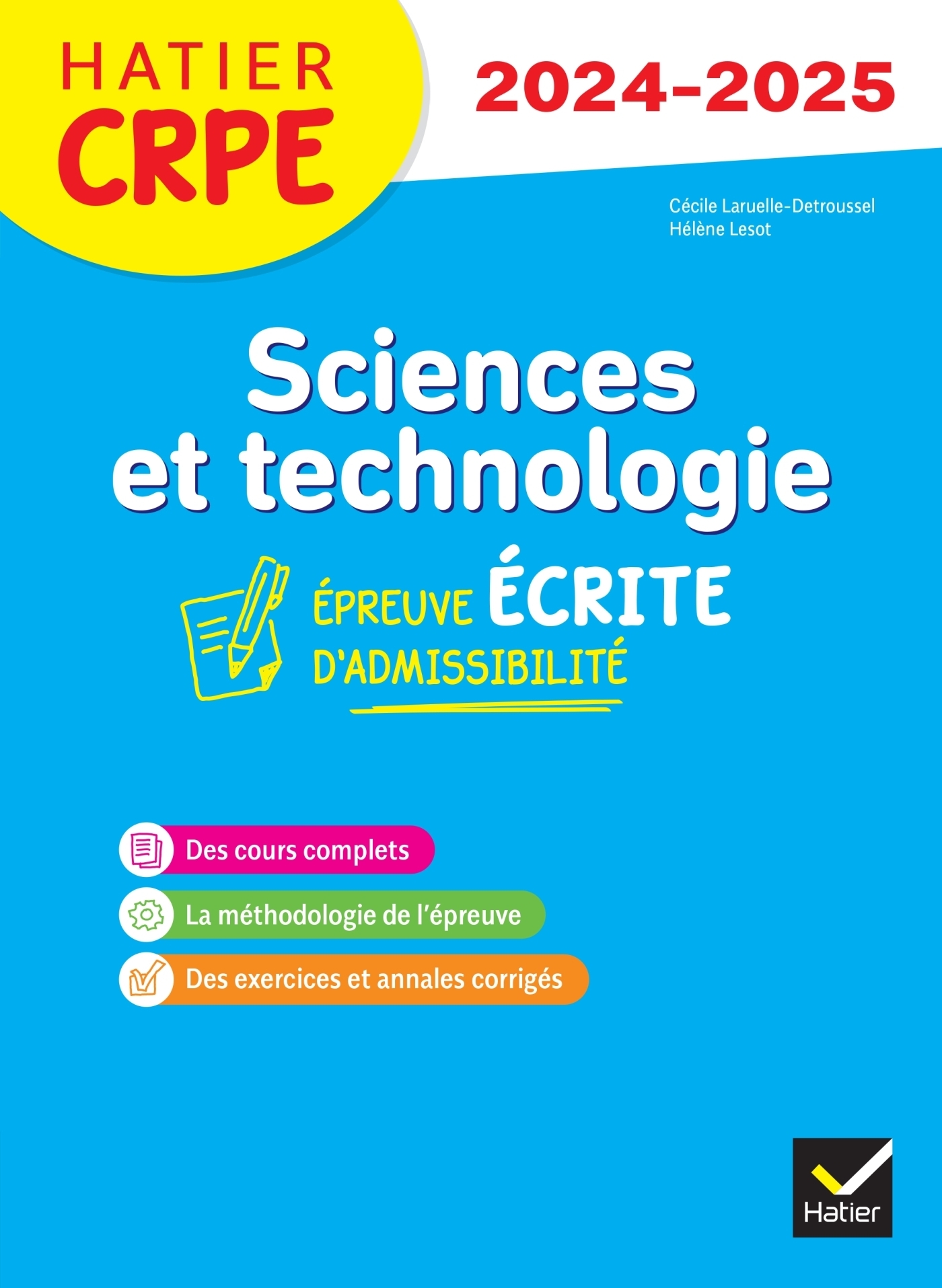 Sciences et Techno - CRPE 2024-2025 - Epreuve écrite d'admissibilité (Broché)