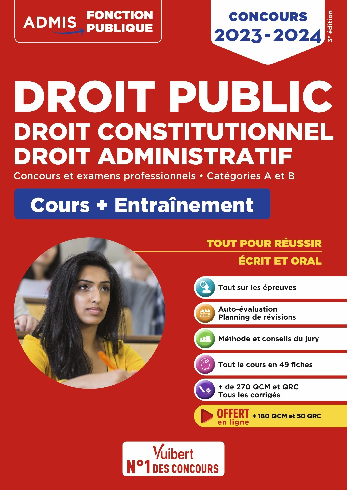 Droit public - Droit constitutionnel - Droit administratif - Cours et entraînement - Catégories A et