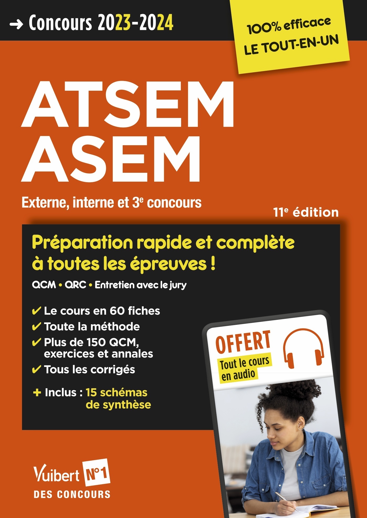 Concours ATSEM et ASEM - Catégorie C - Préparation rapide et complète à toutes les épreuves - Tout l